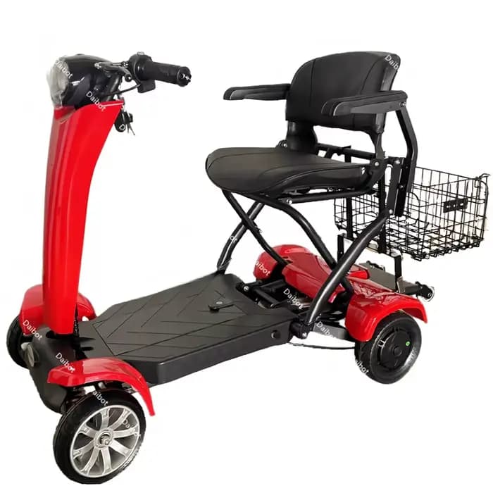 Scooter de mobilité pliant automatique voiture électrique à 4 roues pour personnes âgées 500W Scoote