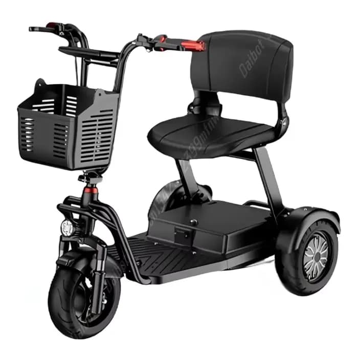 1000W puissant voyage 3 roues léger pliant Scooter de mobilité pour personnes âgées 48V petit Tricyc