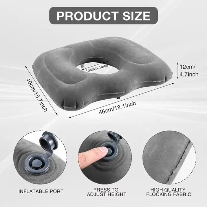 Coussin ergonomique en gel anti-escarres