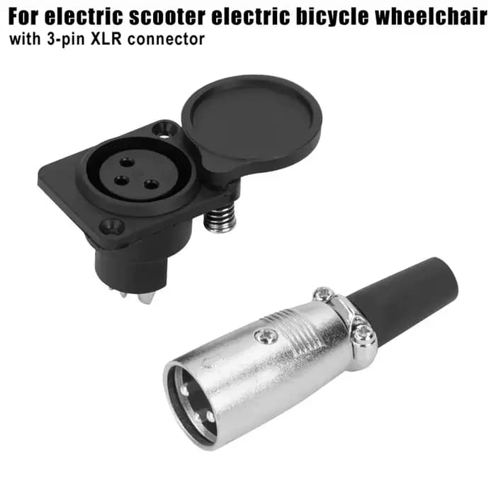 Connecteur de charge de batterie 3 broches en ligne
