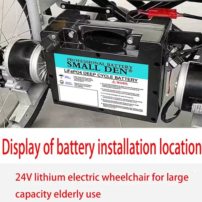 Nouvelle batterie dédiée pour fauteuil roulant électrique Lifepo4 24V 20ah pour outil