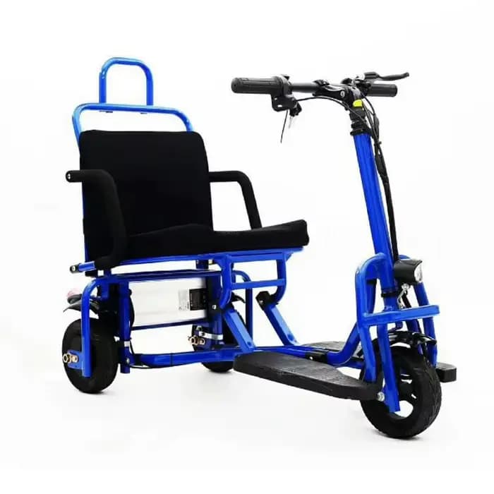 Tricycle électrique pliable à 3 roues avec siège