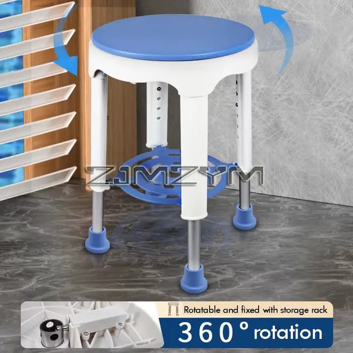 Chaise de bain rotative anti-brûlure