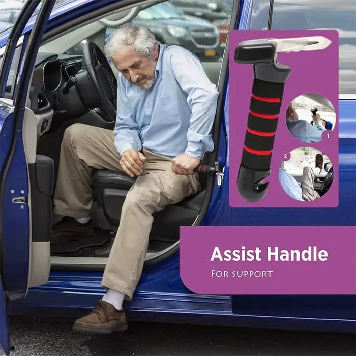 Poignée de porte de voiture ergonomique pour personnes âgées