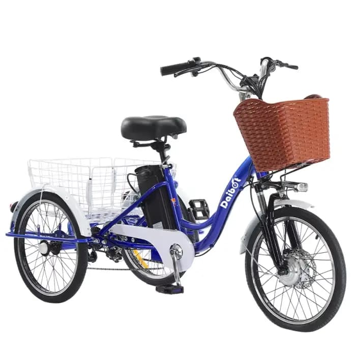 Tricycle électrique adulte à 3 roues