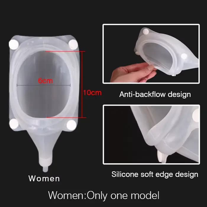 Collecteur d'urine en silicone hypoallergénique pour adultes