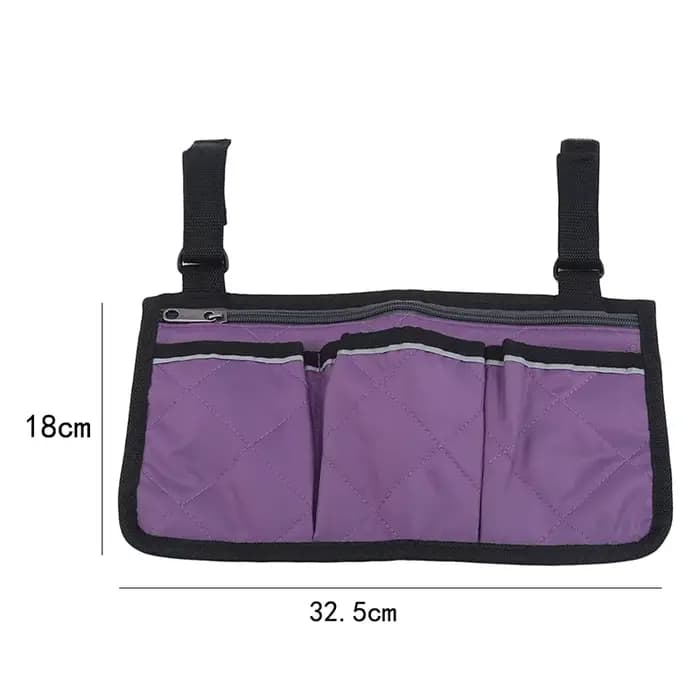 Nouveau sac de rangement latéral pour accoudoir de fauteuil roulant