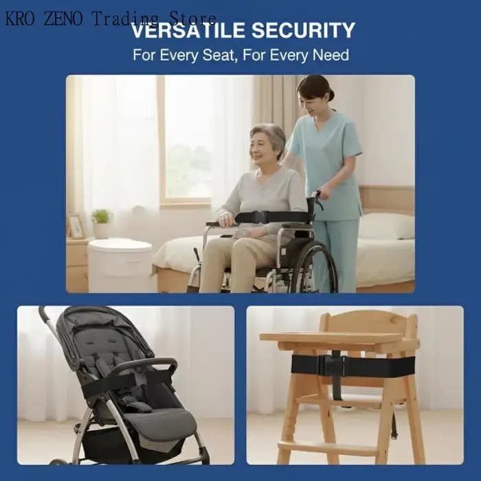 Ceinture de sécurité réglable à dégagement rapide pour fauteuil roulant