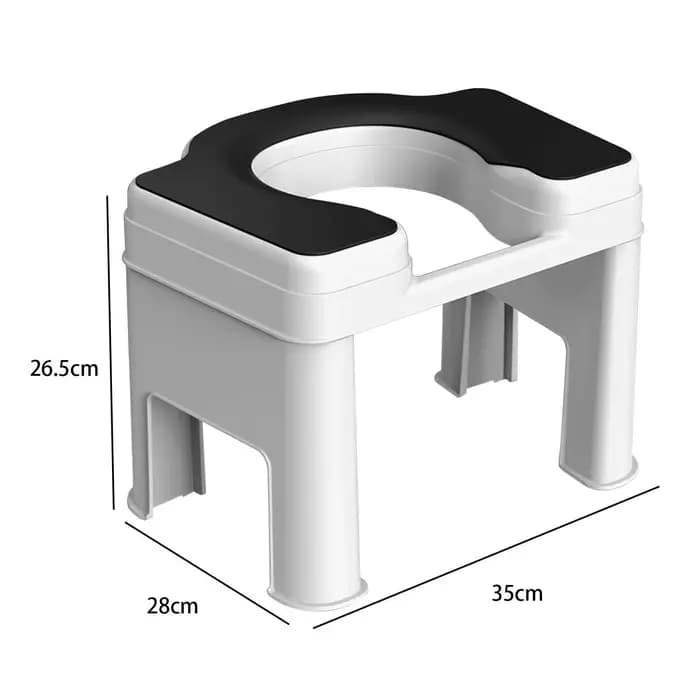 Siège de toilette accroupi antidérapant