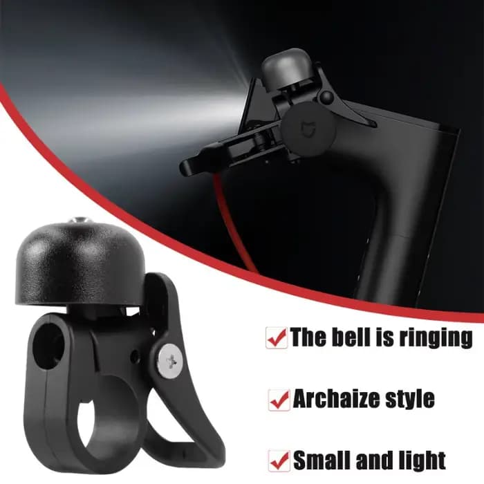 Anneau de klaxon de cloche de qualité sonore claire pour Scooter électrique Xiaomi M365 Pro 1S