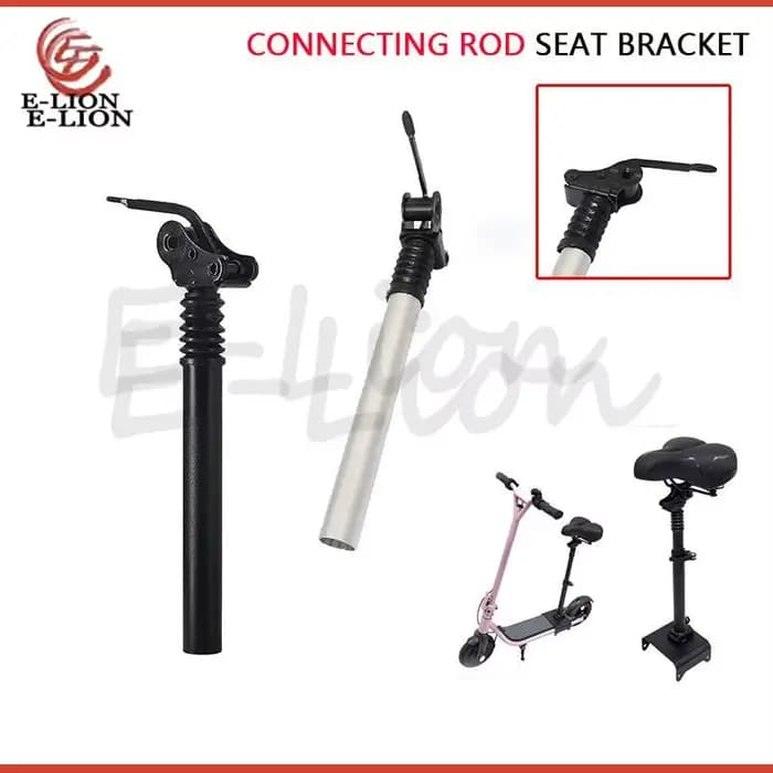 Accessoires pour scooter électrique avec tige d'amortisseur de siège