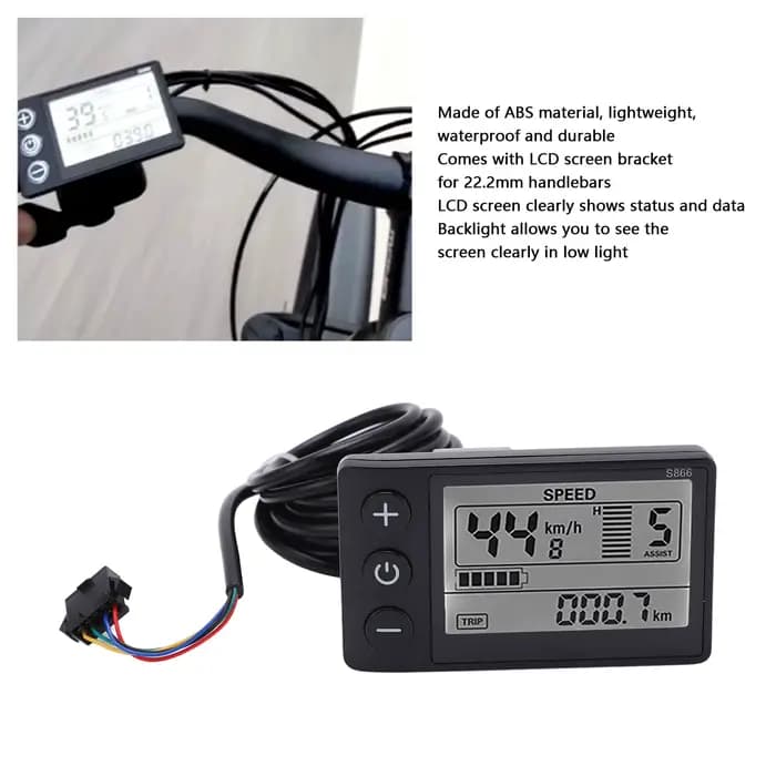Compteur d'affichage LCD pour scooter électrique