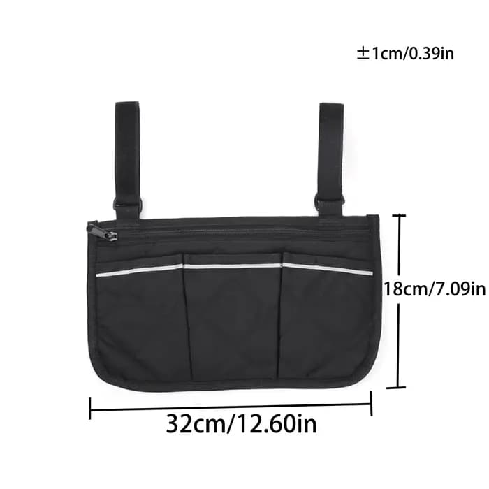Sac latéral pour fauteuil roulant