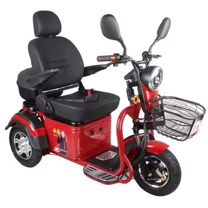 Tricycle électrique de 14 pouces pour personnes âgées