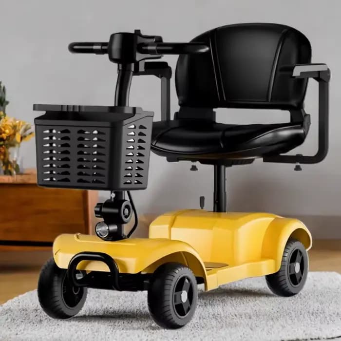 300W pliant personnes âgées mobilité Scooter 4 roues handicap pré-assemblé avec siège/roue arrière Anti-inclinaison
