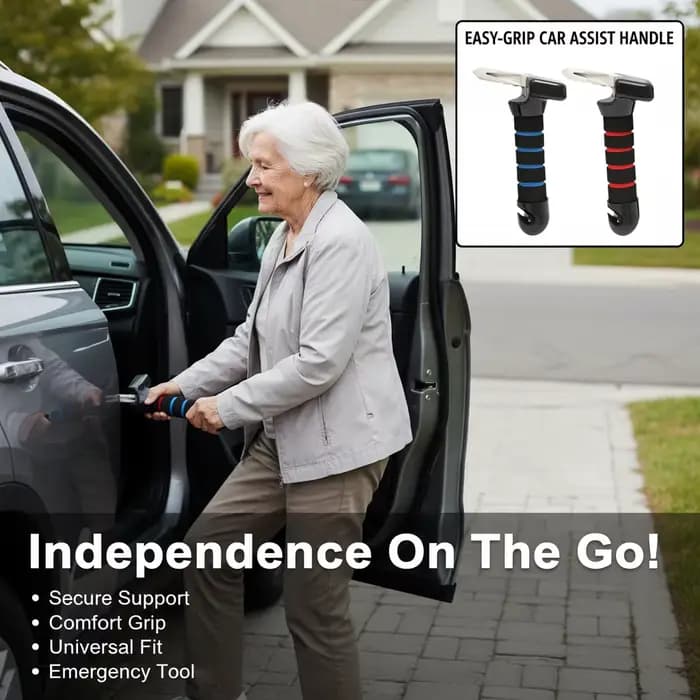 Poignée de porte de voiture ergonomique pour personnes âgées