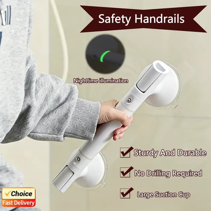 Barre d'appui antidérapante pour salle de bain