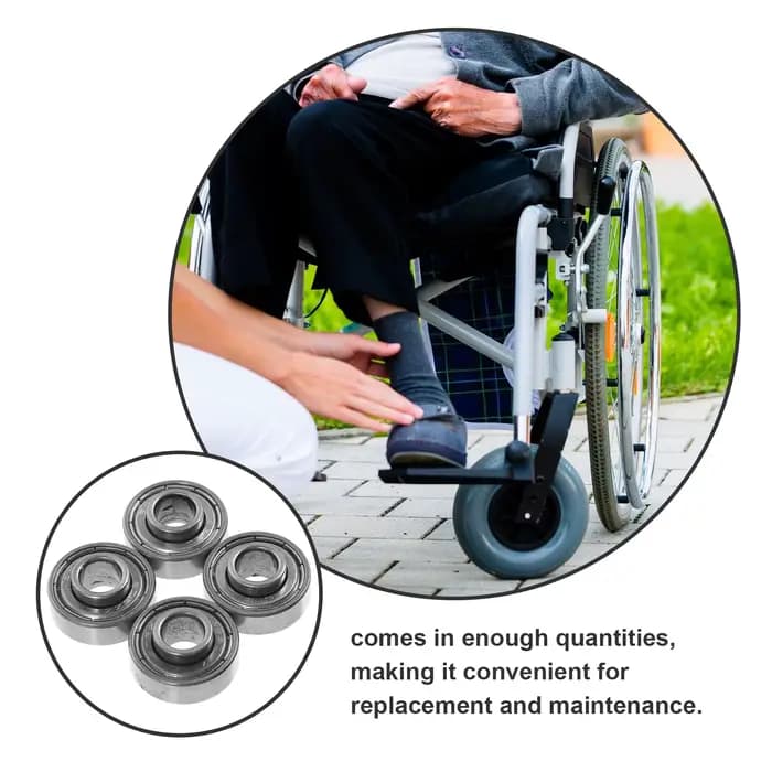 Roulement à billes pour roues avant de fauteuil roulant
