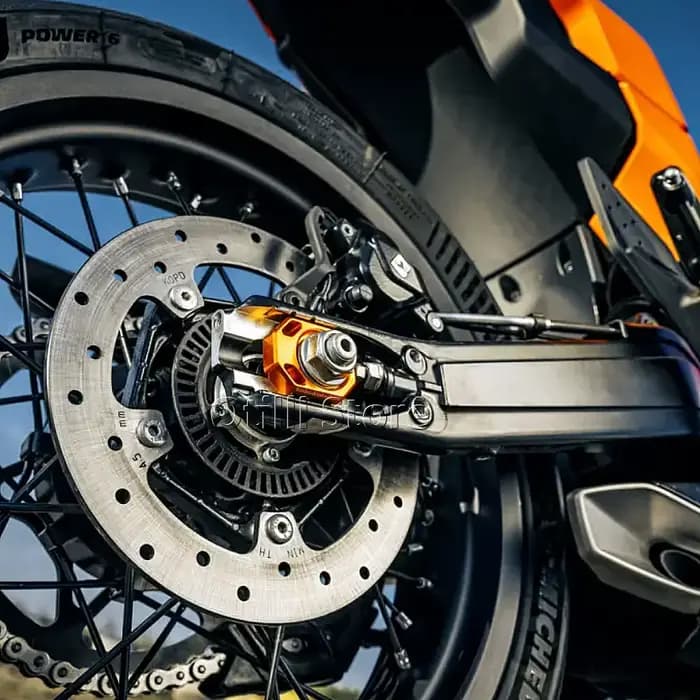 Bloc d'essieu arrière de moto Orange avec Logo