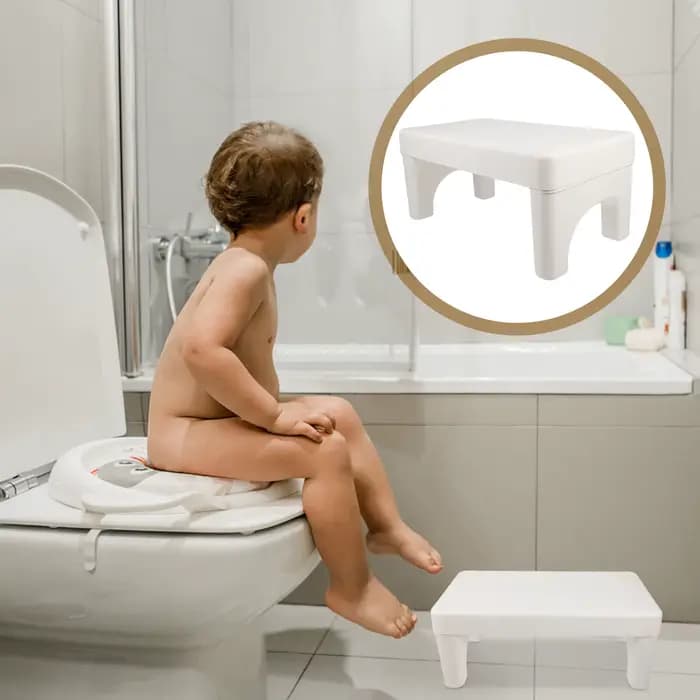 Tabouret de toilette pouf pliant pour adultes