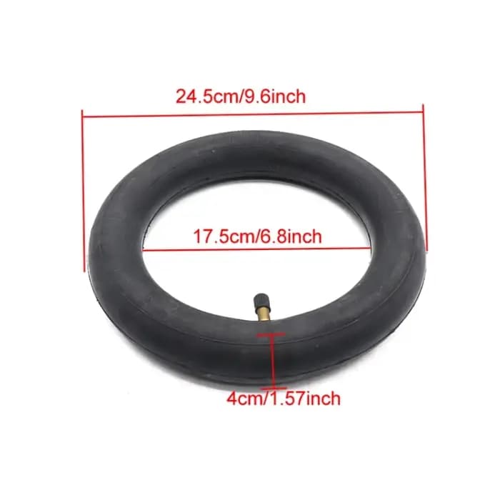 Pneu en caoutchouc butyle pour trottinette électrique 10 pouces 10x2.50
