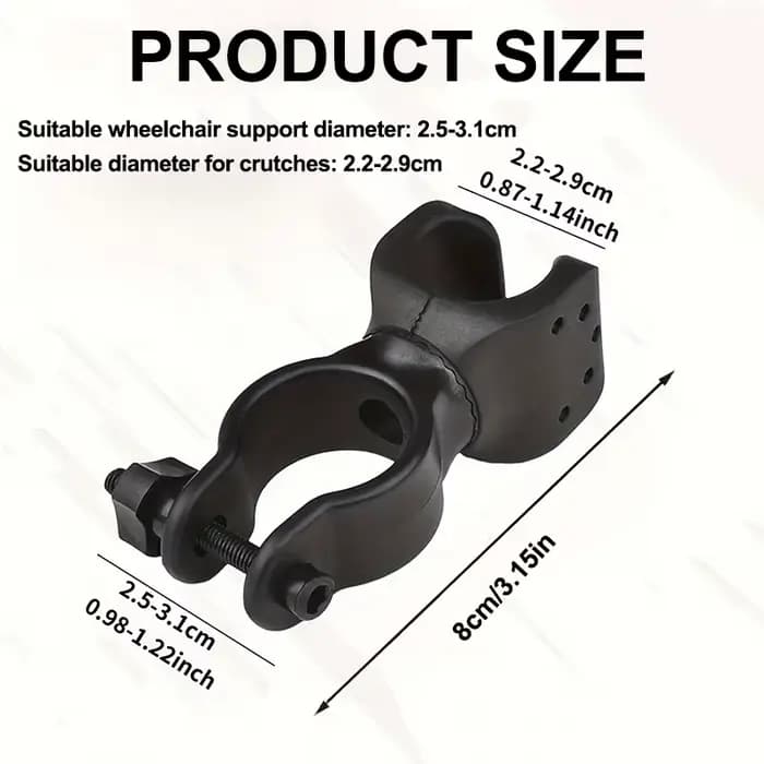 Support de béquille pour fauteuil roulant