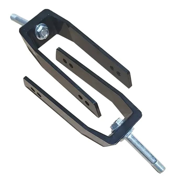 Fourche de pied universelle en alliage d'aluminium pour fauteuil roulant de mobilité
