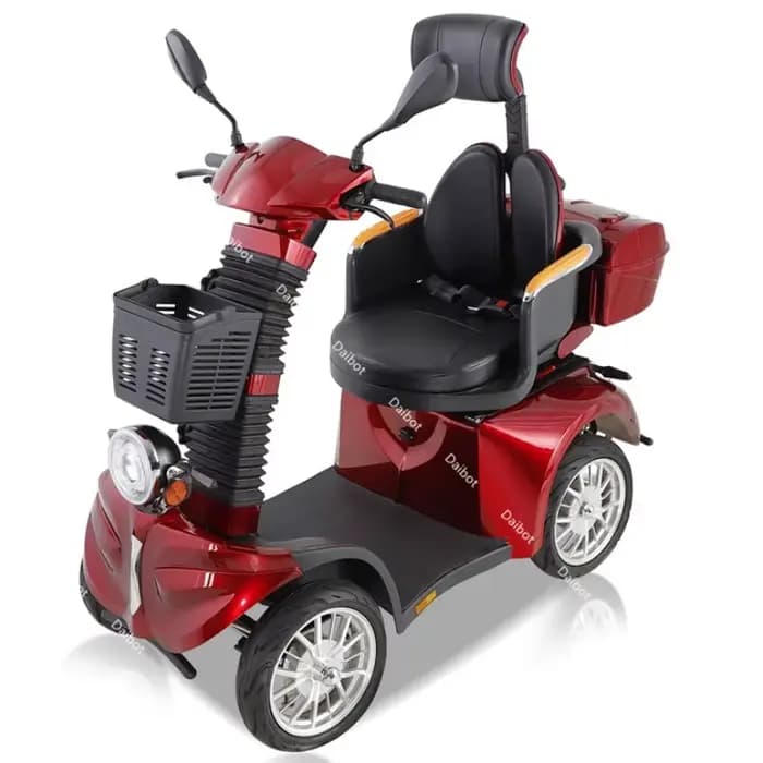 Scooter de mobilité pliant Stock ue pour personnes âgées handicapées 4 roues avec Certification CEE