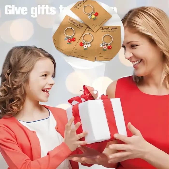 Merci d'avoir aidez-moi grandir porte-clés ensemble de 1/2/4 pièces porte-clés d'appréciation pour enseignant cadeaux cadeau de noël pour la journée des enseignants