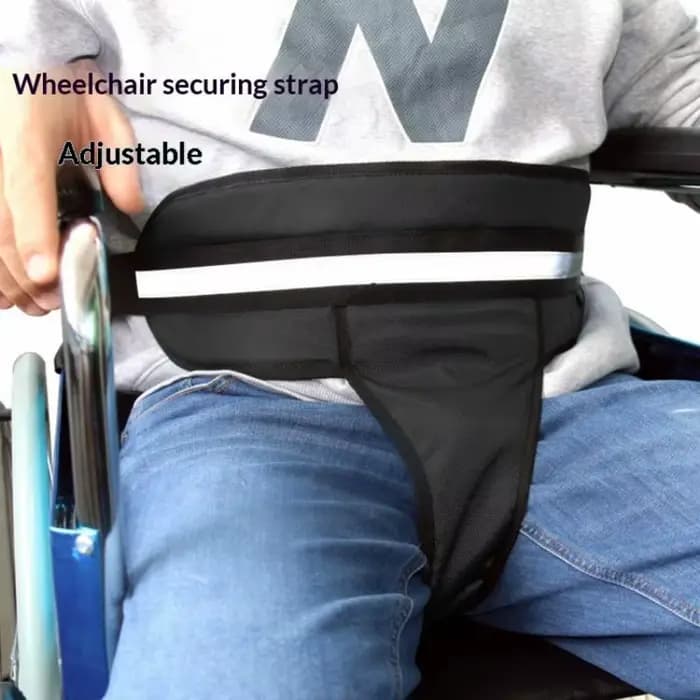 Ceinture de sécurité réglable pour fauteuil roulant