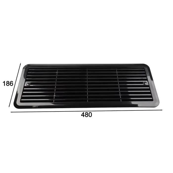 Grille de montage pour grille d'aération de réfrigérateur Thetford dans les camping-cars, conception robuste pour les conditions extérieures difficiles