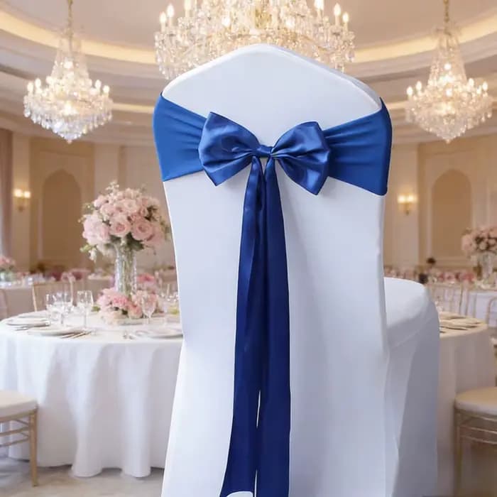 Nœuds de chaise en spandex prêts à l'emploi couleur rose pour décoration de mariage, hôtel, fête d'anniversaire, fête, festival