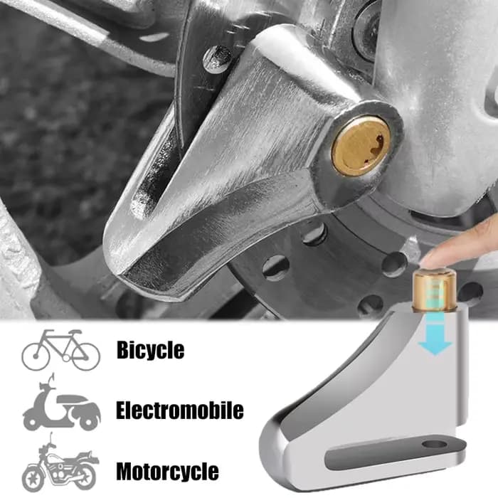 Verrou de disque de frein antivol universel pour moto