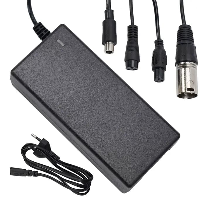 Chargeur 42V 2a, 5 prises pour batterie au Lithium 36 25.2V 25.9V 25.6V 24V