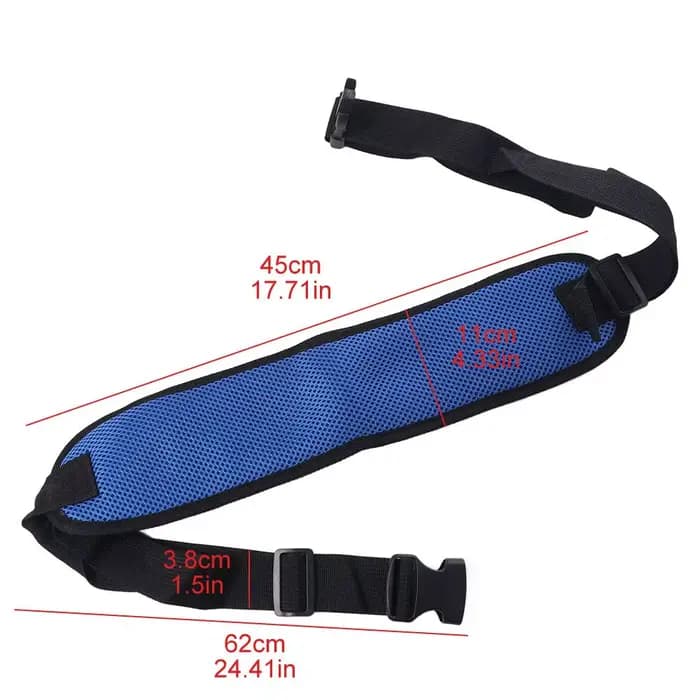 Ceinture de sécurité réglable pour fauteuil roulant avec boucle à dégagement facile
