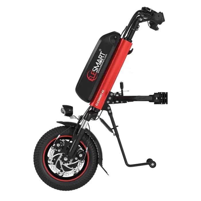 Elesmart A5 fauteuil roulant électrique Handcycle 36V 250W/350W/500W 12 pouces Kits de Conversion tracteur avec batterie au Lithium 36V