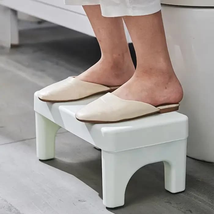 Tabouret de toilette pouf pliant pour adultes