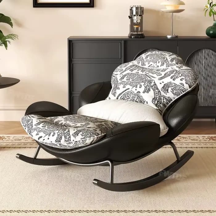 Fauteuil Eggchair italien, chaises de salon originales et pliables, chaises d'appoint artistiques, décoration de salon, chaises de loisirs, mobilier de maison
