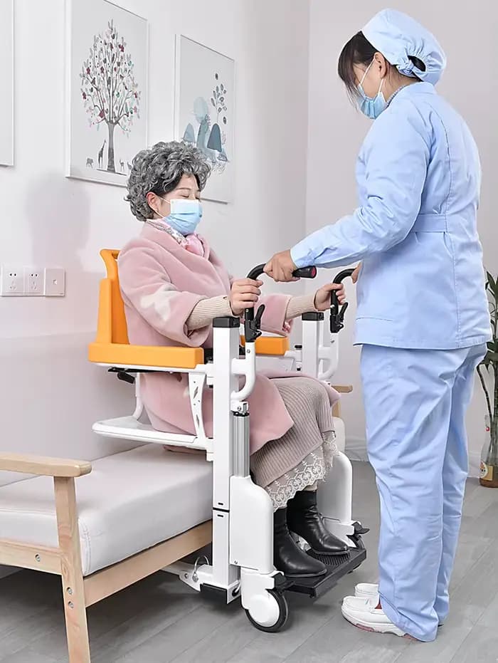 Chaise de changement de vitesse multifonctionnelle pour personnes âgées