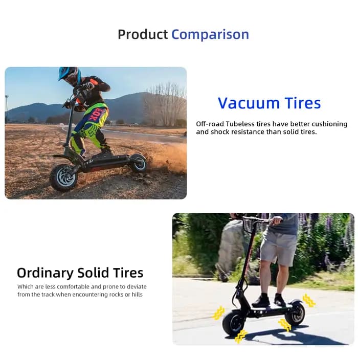 ULIP 90/60-6 pneu Tubeless pour Scooter électrique 11 pouces ville route