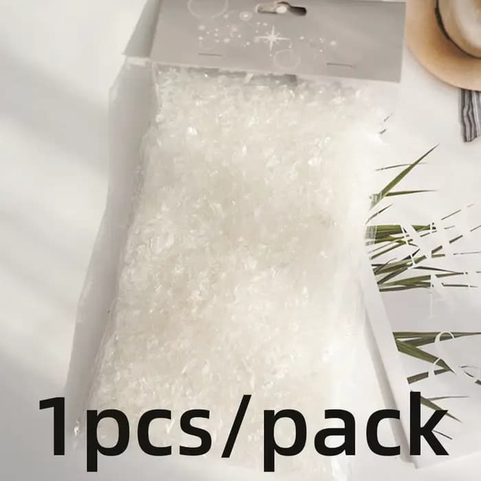 Simulation de flocons de neige faits à la Machine, 1 pièce, Fragments de flocons de neige, décoration de noël, arbre de noël, fête d'hiver, accessoires de mariage, jouets