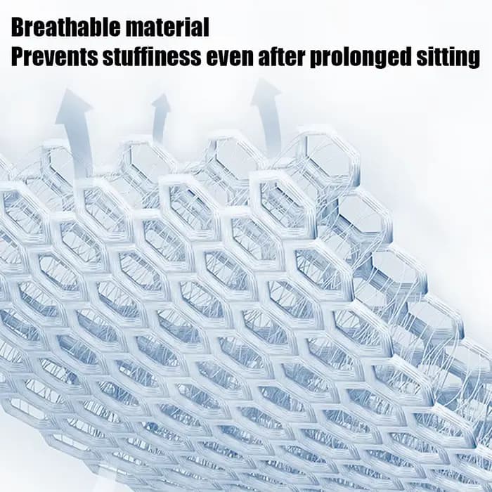 Coussin de voiture respirant, confortable, rafraîchissant et offrant un soutien du dos, adapté aux conducteurs et aux longs trajets, pour une conduite décontractée