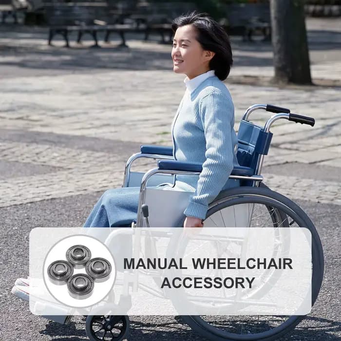 Roulement à billes pour roues avant de fauteuil roulant