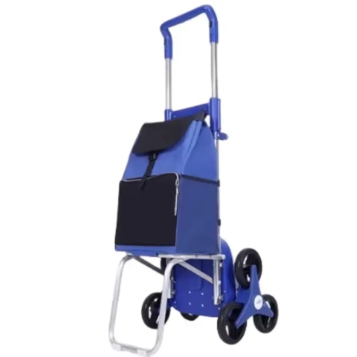 Chariot électrique portable pour monter les escaliers avec grande capacité