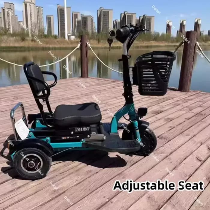 Mini Tricycle Électrique Pliant pour Femme