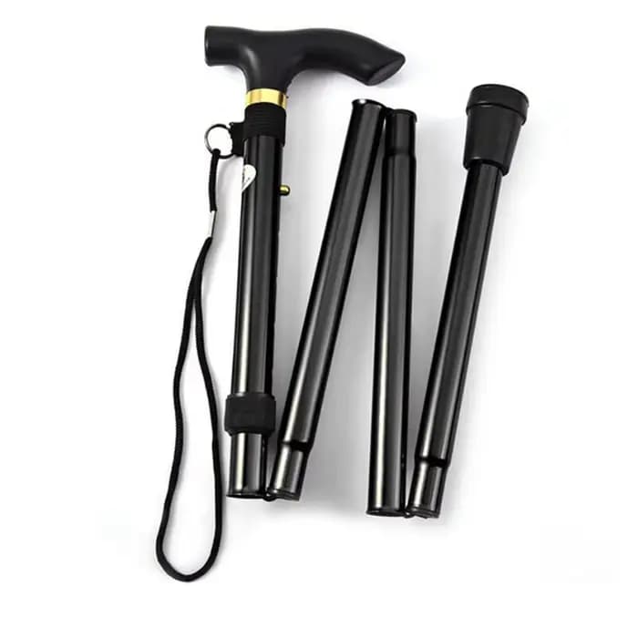 Canne de marche pliable réglable en aluminium léger