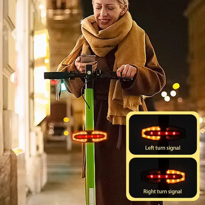 Feu arrière d'avertissement de sécurité pour scooter électrique, rechargeable par USB, étanche, clignotant LED pour Xiaomi M365 Pro 2 MI 4