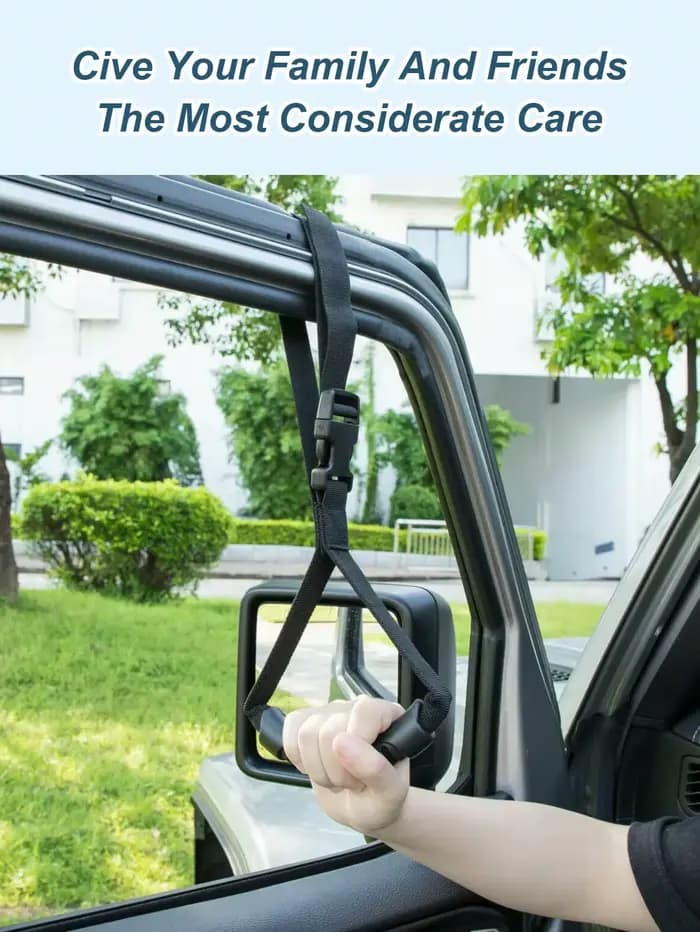 Poignée d'assistance pour porte de voiture – Une aide à la mobilité spécialement conçue pour les personnes âgées