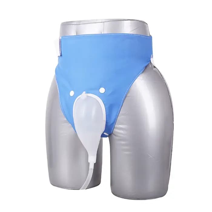 Sacs collecteurs d'urine réutilisables en silicone hypoallergénique pour personnes âgées