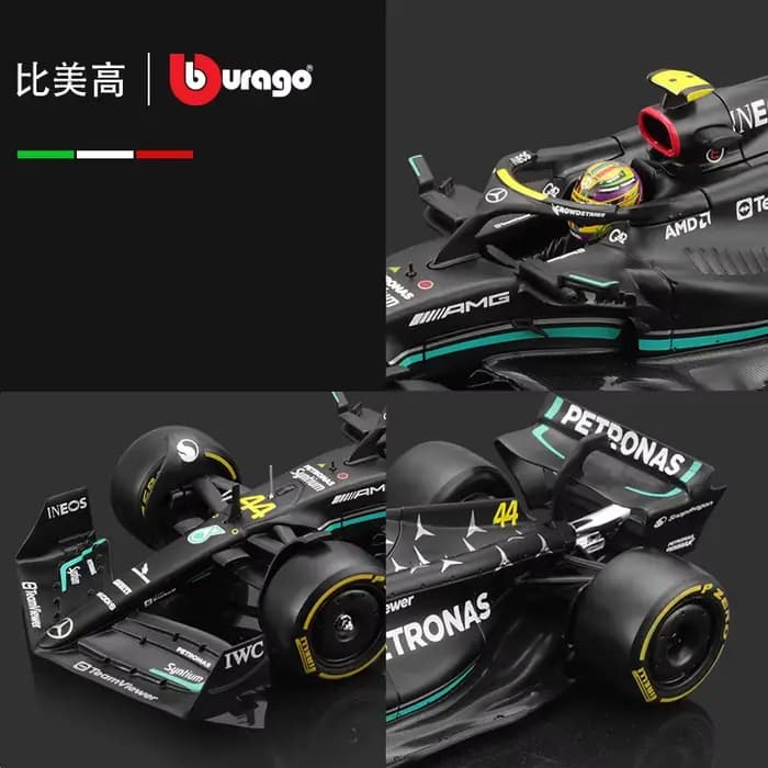 Bburago 1:24 MCL38 Équipe Monaco F1 MCL38 Mclaren 4 #   Lando Norris 81 #   Modèle de voiture de course en alliage Oscar Piastri modèle moulé sous pression de formule 1